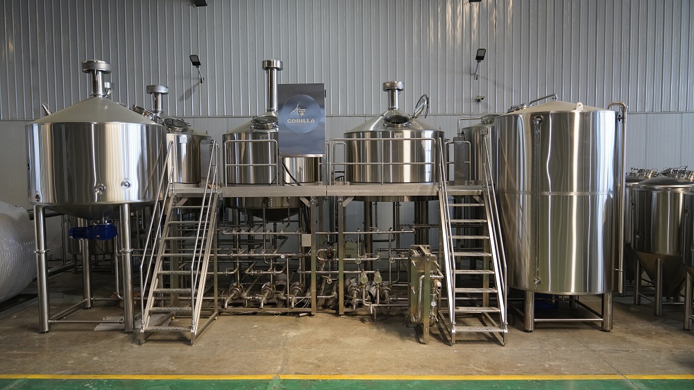 Tiantai 3000L brewhouse